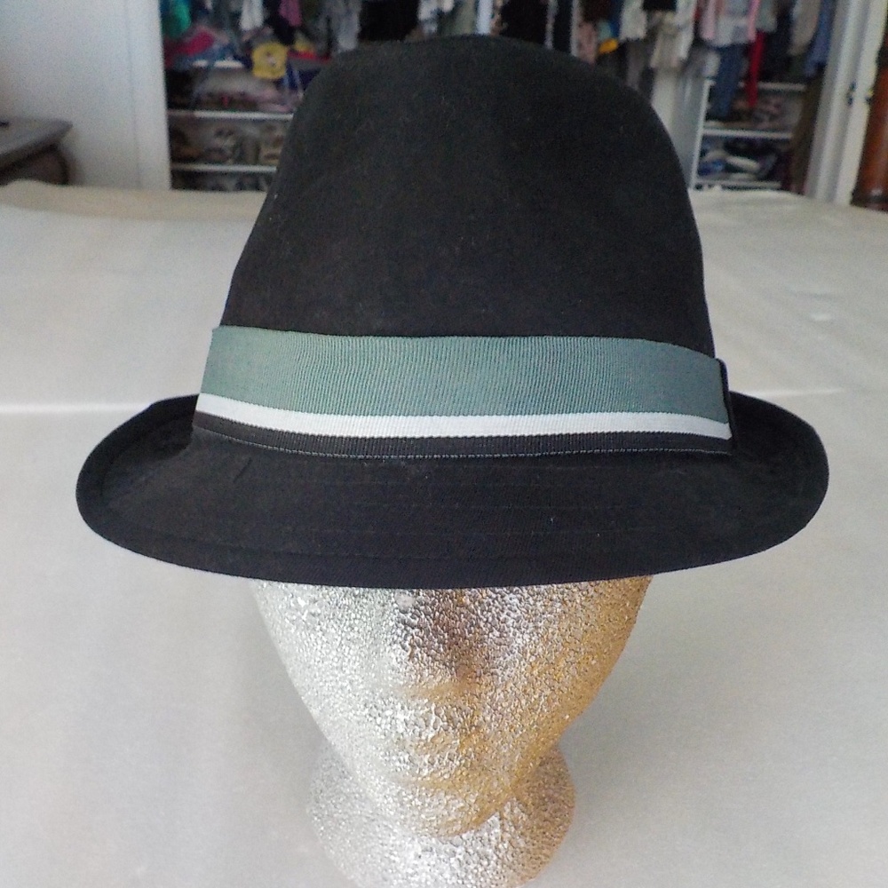 Polo Black Fedora Gray Band (UNISEX) - Picture 2 of 9